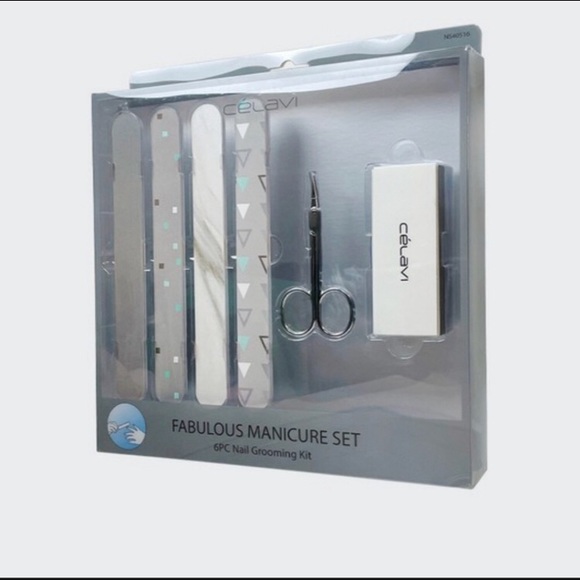 NIB- Celavi Deluxe 6 piece Manicure Set - Picture 2 of 2
